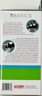 Show full view: CP Basics Calming Recovery Dog Vest, Large slide 6 of 9