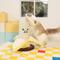 Show in main carousel: Fairela Banana 17.3-in Hemp Cat Scratching Post, White/Yellow slide 3 of 9