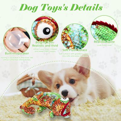 Show full view: FUUFOME Multi Squeaker Cartoon Plush Dog Toy slide 3 of 7