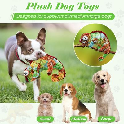 Show full view: FUUFOME Multi Squeaker Cartoon Plush Dog Toy slide 2 of 7