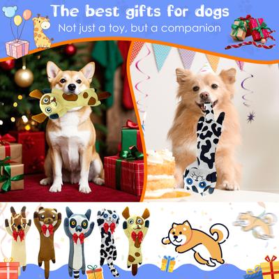 Show full view: FUUFOME Plush Squeaky Dog Toys, 5 count slide 7 of 7