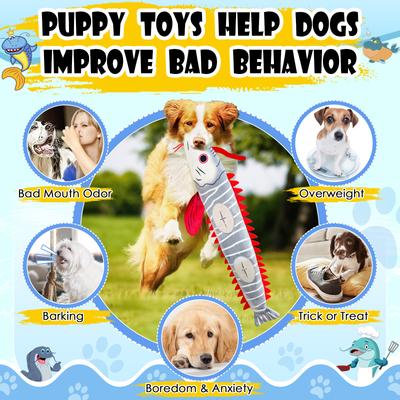 Show full view: FUUFOME 20-in Fish Plush Dog Toy slide 6 of 8