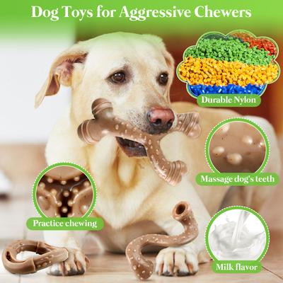 Show full view: FUUFOME Y, S & O Shaped Chew Dog Toys, 3 count slide 3 of 8