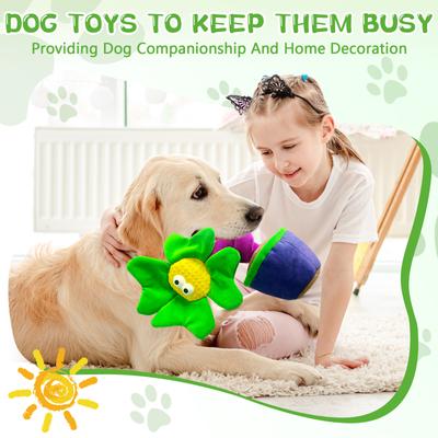 Show full view: FUUFOME Sunflower Plush Dog Toy slide 6 of 8