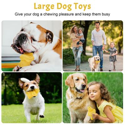 Show full view: FUUFOME Bear Treat-Dispensing Dog Toy, Yellow slide 5 of 6