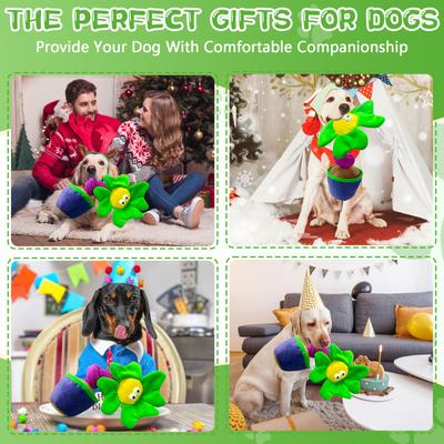 Show full view: FUUFOME Sunflower Plush Dog Toy slide 7 of 8