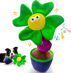 FUUFOME Sunflower Plush Dog Toy