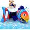 Show in main carousel: FUUFOME Fish Plush Dog Toy, Multicolor slide 9 of 10