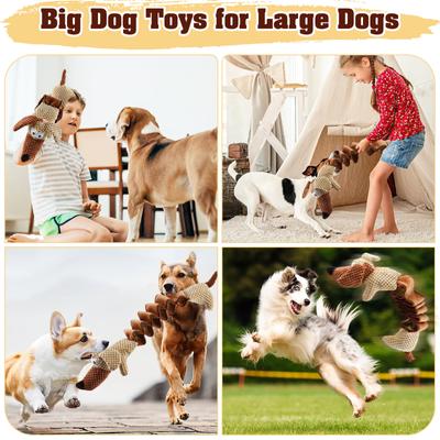 Show full view: FUUFOME 15.7-in Stretch Plush Dog Toy, Brown slide 6 of 8