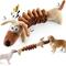 Show in main carousel: FUUFOME 15.7-in Stretch Plush Dog Toy, Brown slide 1 of 8