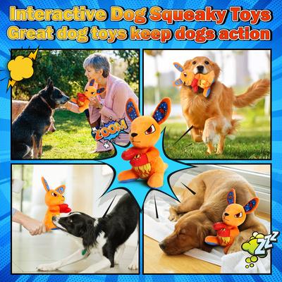 Show full view: FUUFOME Hidden Pocket Crinkle Plush Dog Toy, Orange slide 5 of 8