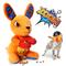 Show in main carousel: FUUFOME Hidden Pocket Crinkle Plush Dog Toy, Orange slide 1 of 8
