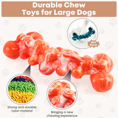 Show full view: FUUFOME Bone Shaped Chew Dog Toys, 2 count slide 4 of 8