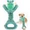 Show in main carousel: FUUFOME Strechy Crinkle Plush Dog Toy, Green slide 1 of 8