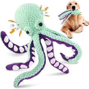 FUUFOME 13.5-in Plush Dog Toy, Green