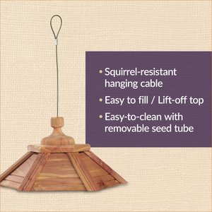 Dr. Pol Cedar Gazebo Bird Feeder