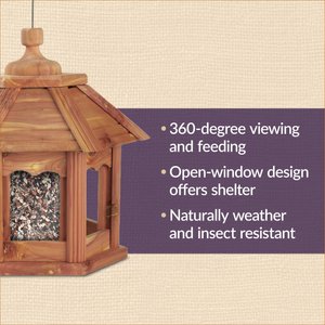 Dr. Pol Cedar Gazebo Bird Feeder