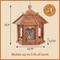 Show in main carousel: Dr. Pol Cedar Gazebo Bird Feeder slide 2 of 9