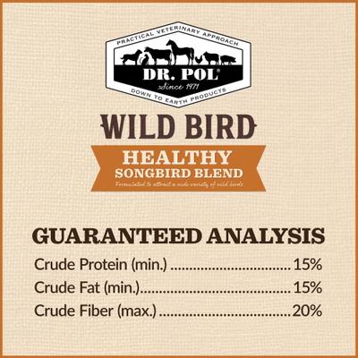 Show full view: Dr. Pol Healthy Songbird Blend Wild Bird Food, 20-lb bag slide 3 of 10