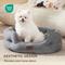 Show in main carousel: Bedsure Round Bolster Anti-Slip Puppy & Kitten Bed with Washable Pillow Cushion, Dark Grey, Medium slide 5 of 11