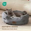 Show in main carousel: Bedsure Self-Warming Orthopedic Anti-Slip Bolster Cat & Dog Bed with Removable Pillow Cushion, Grey, Small slide 4 of 7