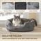 Show in main carousel: Bedsure Round Bolster Anti-Slip Puppy & Kitten Bed with Washable Pillow Cushion, Dark Grey, Small slide 5 of 10