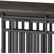 Show in main carousel: Wooflex Double Dog Waterproof Hard-Sided Dog Crate, Black Oak, 55-in slide 7 of 7