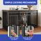 Show in main carousel: Wooflex Double Dog Waterproof Hard-Sided Dog Crate, Black Oak, 55-in slide 3 of 8