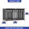 Show in main carousel: Wooflex Double Dog Waterproof Hard-Sided Dog Crate, Black Oak, 55-in slide 2 of 8