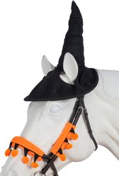 Tough1 Halloween Witch Horse Hat, Black, Horse: 4-in ear holes