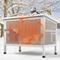 Show in main carousel: Petscosset Insulated Outdoor Wooden Cat House with Escape Door, Gray, 34-in slide 5 of 12