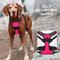 Show in main carousel: BARKBAY Front Clip Reflective No Pull Dog Harness, Pink, Medium: 22.5 to 28-in chest slide 7 of 12