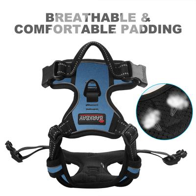 Show full view: BARKBAY Front Clip Reflective No Pull Dog Harness, Navy, Large: 24.5 to 32.5-in chest slide 8 of 12