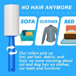 Albatross Health New England Extra Sticky Lint Rollers for Pet Hair, 800 count slide 2 of 6