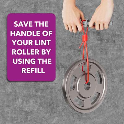 Show full view: MEIQIHOME Extra Sticky Lint Rollers for Pet Hair, 1110 count slide 6 of 7