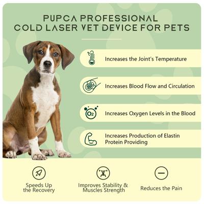 Show full view: PUPCA Cold Laser Therapy Device for Dogs & Cats slide 8 of 10