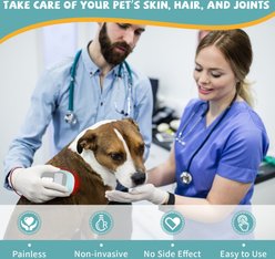 PUPCA Cold Laser Red Light Therapy Brush for Dogs & Cats, Blue slide 2 of 9