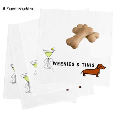 Show full view: Sweet Paws x Five Dot Post "Weenies & Tinis" Mini Pawty Pack, 18 piece set slide 6 of 11