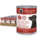 Dave's Pet Food Restricted Phosphorus & Protein Tuna Pate Wet Dog Food, 13-oz can, case of 12