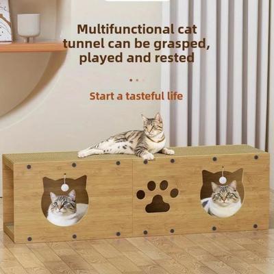 Show full view: NonoPets Tunnel House Cat Scratcher slide 4 of 6