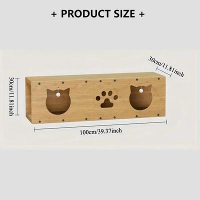 Show full view: NonoPets Tunnel House Cat Scratcher slide 2 of 6