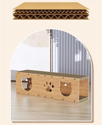 Show full view: NonoPets Tunnel House Cat Scratcher slide 3 of 6