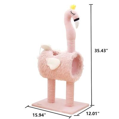 Show full view: NonoPets Flamingo 35-in Cat Tree slide 3 of 5