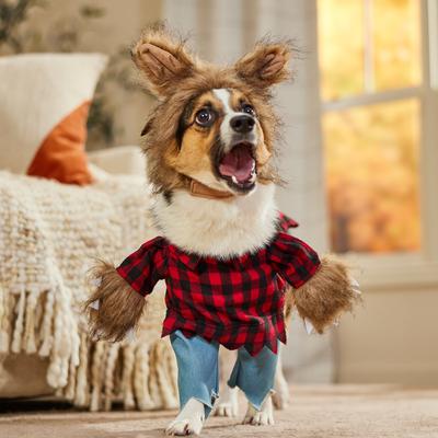 Show full view: Frisco Front Walking Werewolf Dog & Cat Costume, Large slide 7 of 9