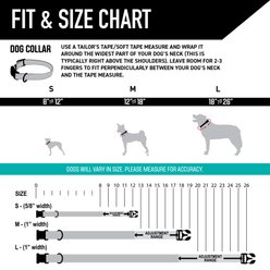 Wolfgang WesternSky Polyester Standard Dog Collar, Medium: 12.5 to 19-in neck, 1-in wide slide 2 of 6