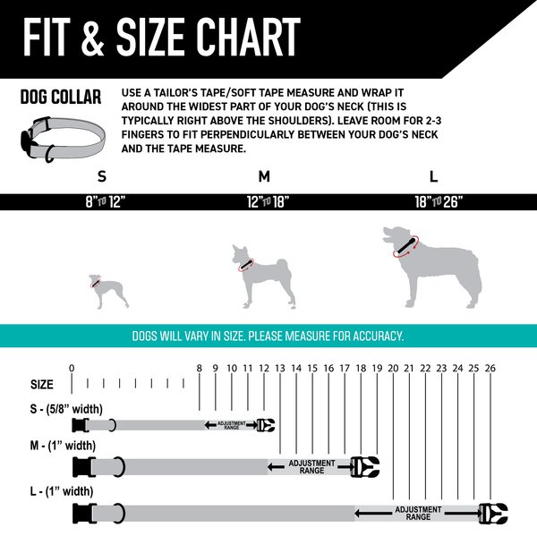Wolfgang WesternSky Polyester Standard Dog Collar