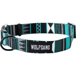 Wolfgang WesternSky Polyester Standard Dog Collar, Small: 8.5 to 12.5-in neck, 5/8-in wide