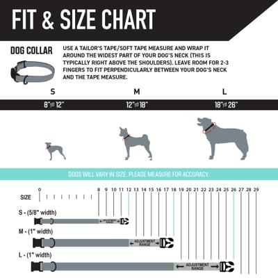 Show full view: Wolfgang MarbleSwirl Polyester Standard Dog Collar, Small: 8.5 to 12.5-in neck, 5/8-in wide slide 5 of 8