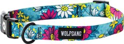 Wolfgang LazyDaisy Polyester Standard Dog Collar, Large: 17.5 to 26.5-in neck, 1-in wide