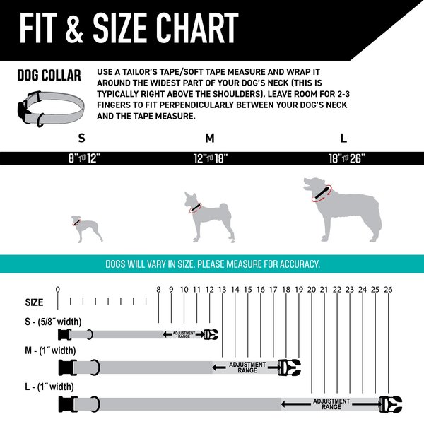 Wolfgang LazyDaisy Polyester Standard Dog Collar
